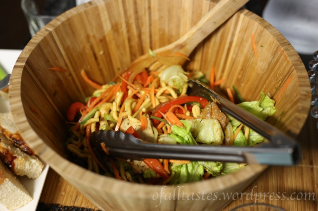 Vibrant Asian salad. Photo: Tao Lin